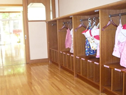 園児用ロッカー